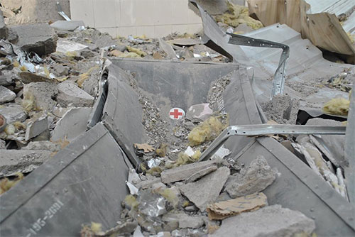 la Cruz Roja no se ha salvado de la agresión saudí